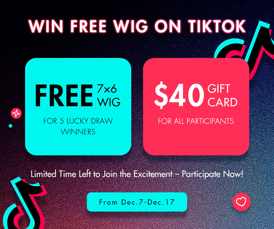 Join the Excitement: Win a Free Wig and $40 Gift Card at This TikTok Giveaway!