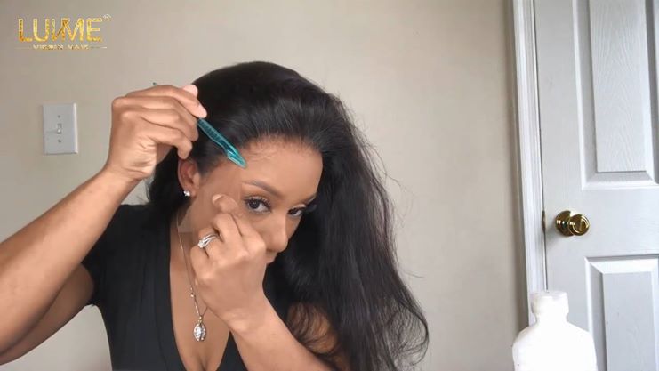 How to easily cut your lace to complete a flawless install? Ft. Luvme Hair