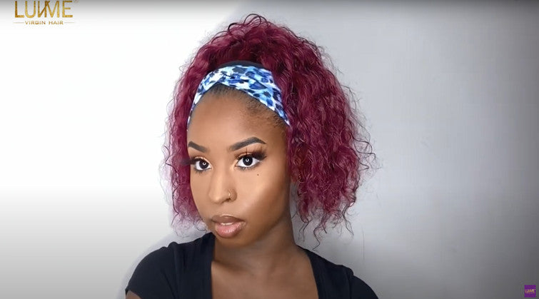 New Deep Wave Headband Wig Install | No glue No Lace No Hardwork Needed | Luvme Hair Review