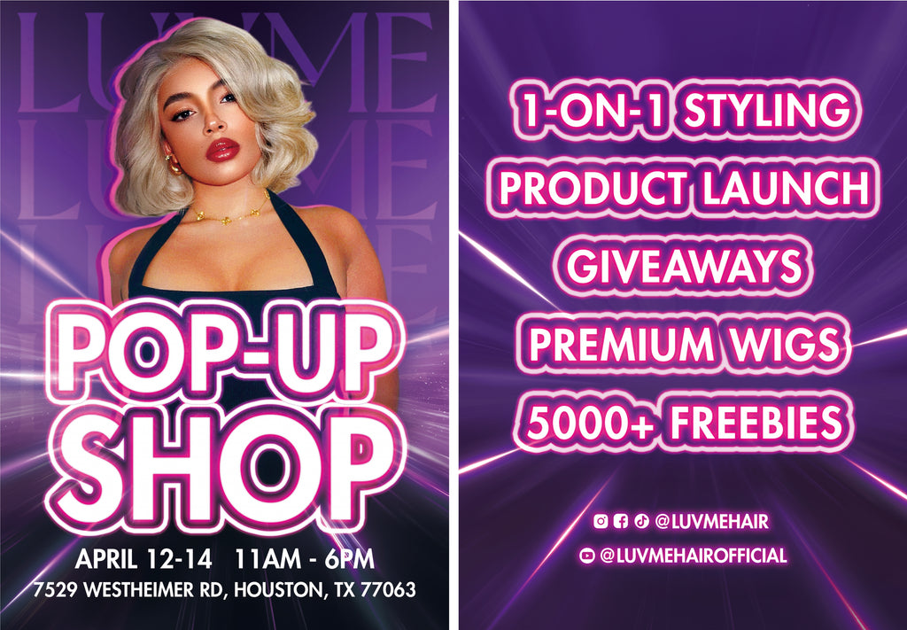 Houston, Texas: Luvme Hair Pop-Up Shop - Don't Miss Out!