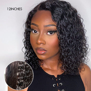 Special Deal | Wet and Wavy 5x5 Closure Pre-Cut Lace Water Wave Wig Glueless Side Part Human Hair Wig Breathable Cap