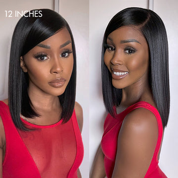 Special Deal | Swoop Bangs Breathable Cap Deep Left C Part Silky Straight Glueless 5x5 Closure Lace Wig-03