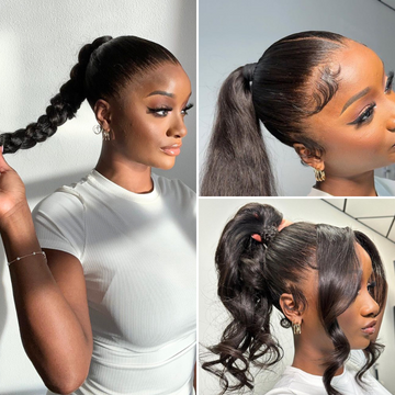 Luvme Hair Full Lace Classy Natural Black Body WaveFree Parting Half Up Half Down Wig Invisi Drawstring Cap Pre-cut Lace-07