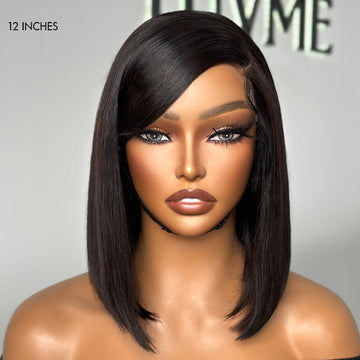 Special Deal | Swoop Bangs Breathable Cap Deep Left C Part Silky Straight Glueless 5x5 Closure Lace Wig-05