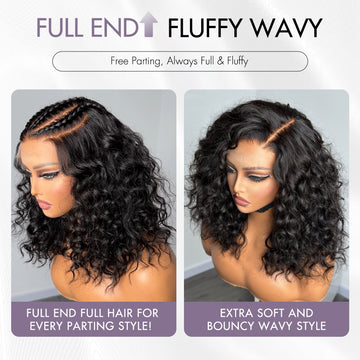 Luvme Hair PartingMax Glueless Wig Water Wave Versatile 7x6 Closure HD Lace Middle Part Wig