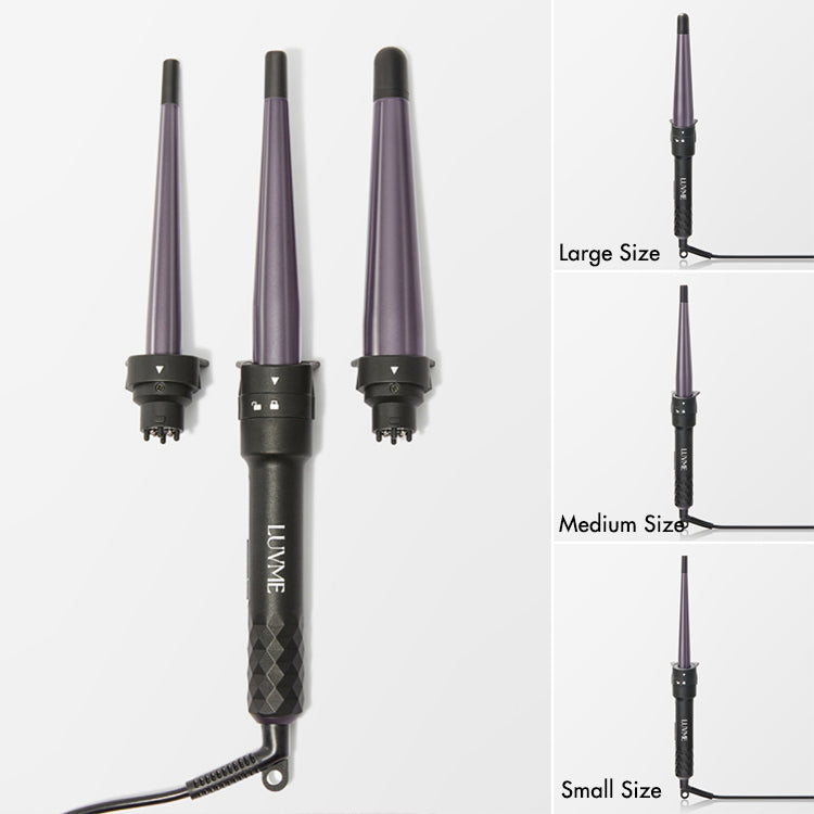 Fast Heating 3 in 1 Curling Iron Set, for Natural Hair and Wig
