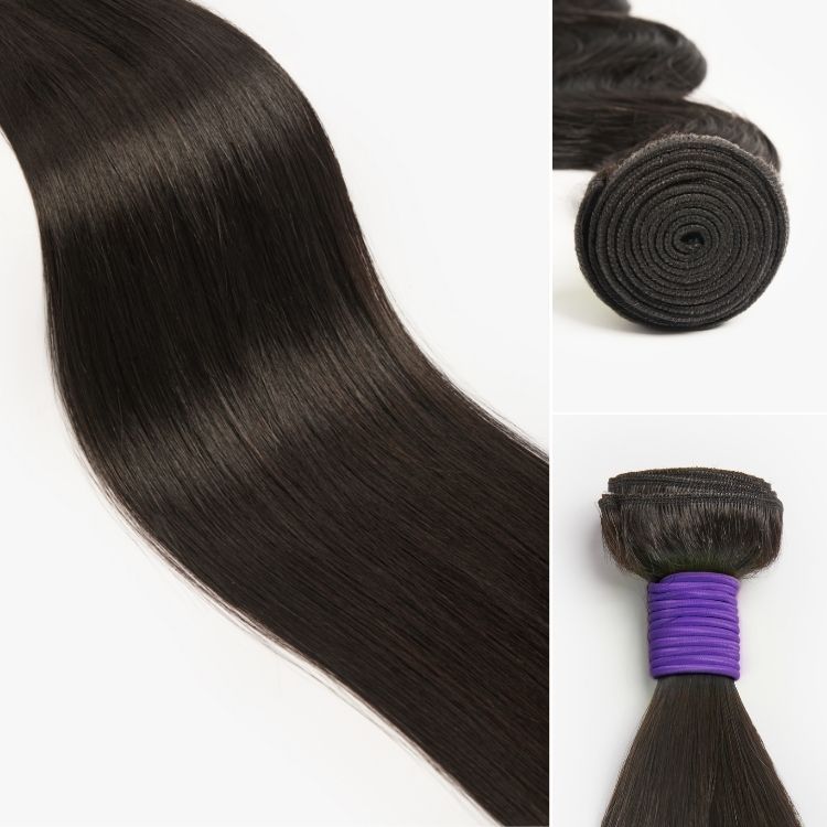 Upgraded Brazilian Hair | 1pc Straight / Body Wave 100% Virgin Brazilian Human Hair Bundle