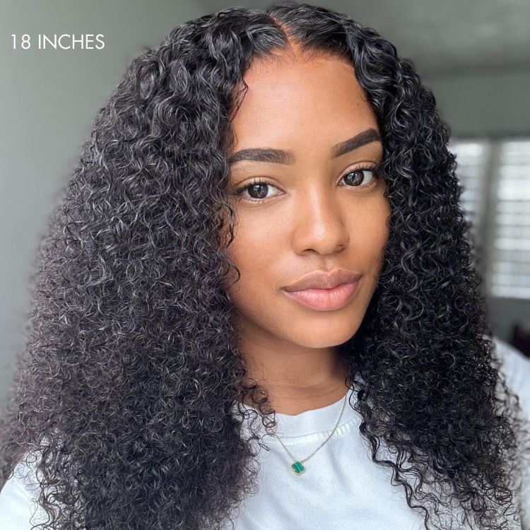 Luvme Hair PartingMax Glueless Wig Kinky Curly 7x6 Closure HD Lace Long Curly Wig Pre Plucked & Bleached Ready to Go