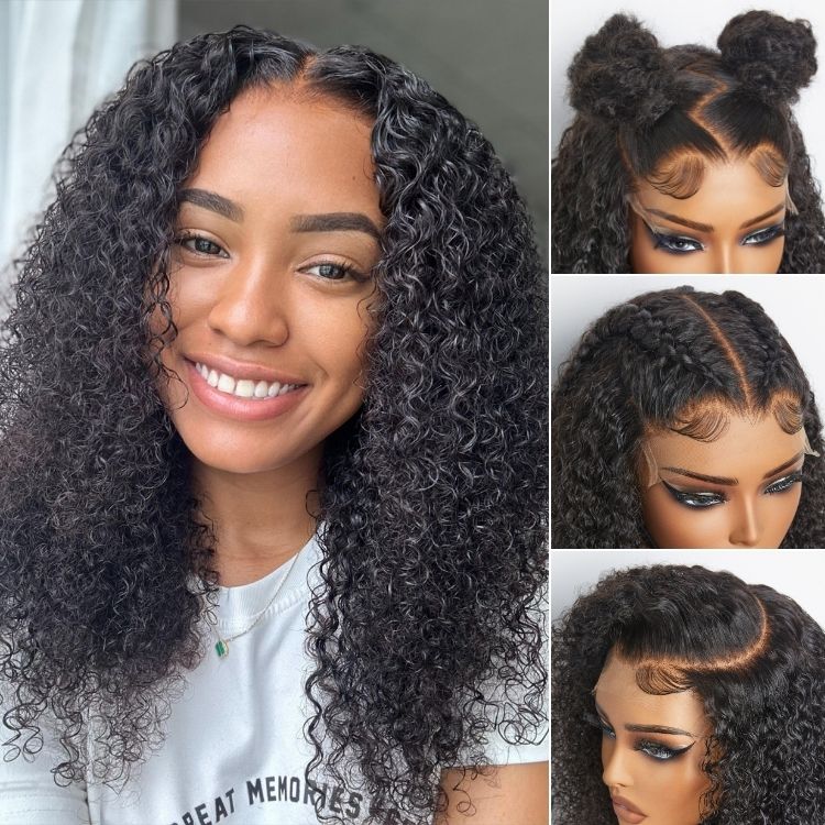 Luvme Hair PartingMax Glueless Wig Kinky Curly 7x6 Closure HD Lace Wig Ready to Go