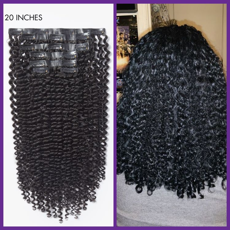 Straight / Body Wave / Kinky Straight / Yaki Straight / Kinky Curly Clip in Hair Extensions Real Human Hair Pieces 135g 9pcs / 7pcs with Free Gift