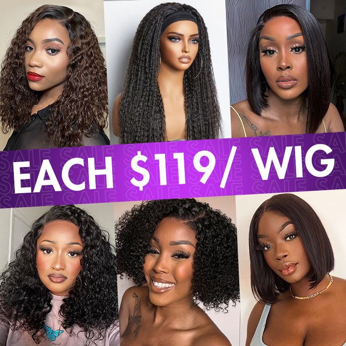 $119 Each | Final Deal |10-24 Inches | 6 Styles Available | Only 50 Left | No Code Needed