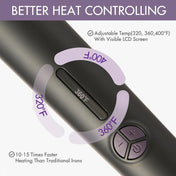 Automatic Curling Iron with US Plug, Easy to Use, Fast Heating & 3 Temperature Settings, for Perfect Hair Styling