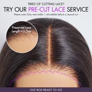 1 SEC INSTALL WIG | Ombre Brown Highlight Deep Curly Glueless 5x5 Closure Pre-Cut Lace Wig Breathable Cap