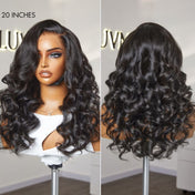 AiryFit™ Scalp Care Wigs - Deep Parting Loose Body Wave Humam Hair Wig 11x6 Frontal HD Lace Glueless Wig