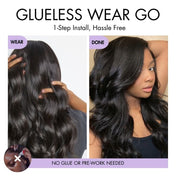 Luvme Hair PartingMax Glueless Wig Loose Body Wave 7x6 Closure HD Lace Pre Cut & Plucked & Bleached Ready to Go