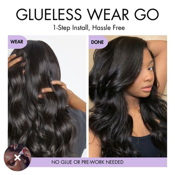 Luvme Hair PartingMax Glueless Wig Loose Body Wave 7x6 Closure HD Lace Pre Cut & Plucked & Bleached Ready to Go