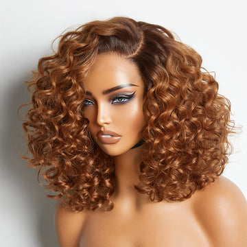 Luvme Hair Mature Bouncy Left C Part Loose Wave Glueless Minimalist HD Lace Wig Pre Cut Lace