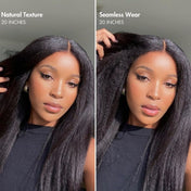 New Customers Only | Body Wave / Straight / Kinky / Deep Wave Human Hair U Part Wig-15