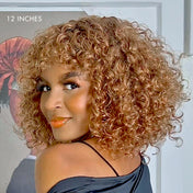New Customers Only | Lightweight Sun-kissed Vibe Blonde Short Cut Water Wave Glueless Minimalist Lace Curly Wig with Bangs-03