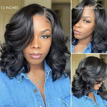 Luvme All-Day Comfort™ Wig Loose Body Wave Glueless Minimalist HD Lace Shoulder Length Wavy Wig Pre-Cut Lace-04