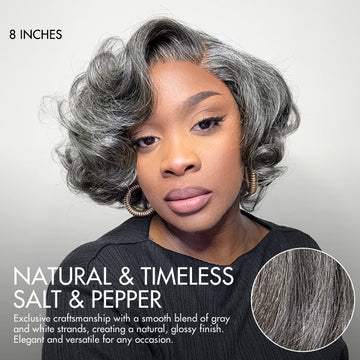Mature Boss Salt and Pepper Bouncy Egg Curls Glueless Minimalist HD Lace Grey Wig-02