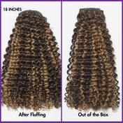 Highlights Silky Straight / Kinky Curly / Deep Wave Clip in Extensions Human Hair 135g 9pcs / 7pcs with Free Gift-08