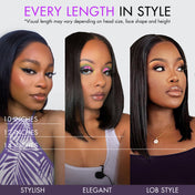 Lace front bob wig - different length bring you different styles