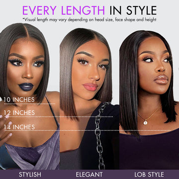 Luvme Hair PartingMax Glueless Wig Silky Blunt Bob Cut 7x6 Closure HD Lace Wig Breathable Cap-04