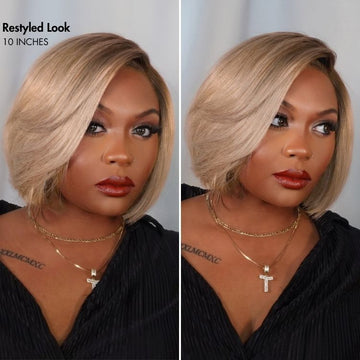 Luvme All-Day Comfort Wig Ash Blonde Blunt Cut Bob Glueless Minimalist HD Lace Short Bob Wig Pre-Cut Lace-05