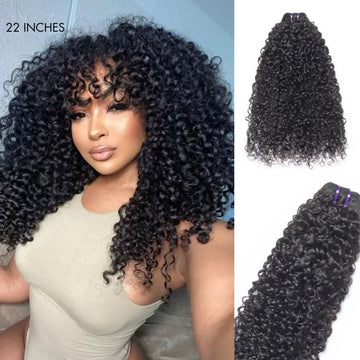 Messy Curly 100% Virgin Human Hair Bundles 1pc / 3pcs-03