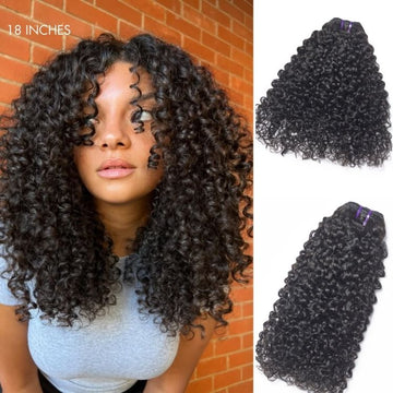 Messy Curly 100% Virgin Human Hair Bundles 1pc / 3pcs-04