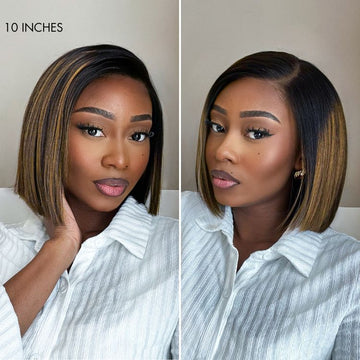 Luvme All-Day Comfort Wig Brown Highlight Blunt Cut Bob Glueless Minimalist HD Lace Wig Pre-Cut Lace-04
