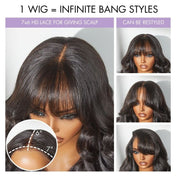 Weekly Special | Luvme All-Day Comfort™ Wig Loose Body Wave Glueless 7x6 Closure HD Lace Human Hair Wig with Bangs Pre-Cut Lace-02