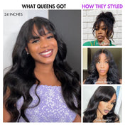 Luvme All-Day Comfort Wig Loose Body Wave Glueless 7x6 Closure HD Lace Human Hair Wig with Bangs Pre-Cut Lace-03
