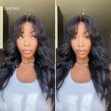 Luvme All-Day Comfort Wig Loose Body Wave Glueless 7x6 Closure HD Lace Human Hair Wig with Bangs Pre-Cut Lace-07