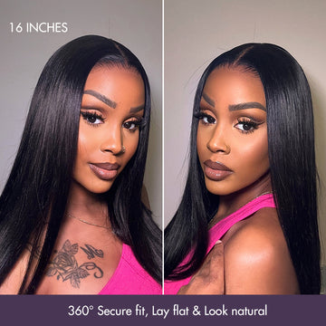 PreMax Wigs - Super Natural Hairline Silky Blunt Cut Bob Glueless 5x5 Closure Lace Wig-05