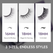 Luvme Self-Adhesive Eyelashes, No Glue Needed, 3-in-1 Multi-Style Pack-03