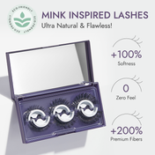 Luvme Self-Adhesive Eyelashes, No Glue Needed, 3-in-1 Multi-Style Pack-04