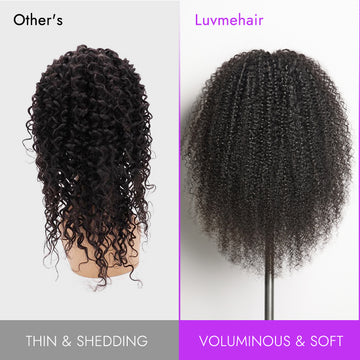 Luvme Too Easy Texture Wig Kinky Curly Glueless V Part Flexi-Fit Drawstring Wig-06