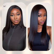 Luvme Too Easy Texture Yaki Straight 100% Virgin Human Hair Bundles 1pc / 3pcs-05