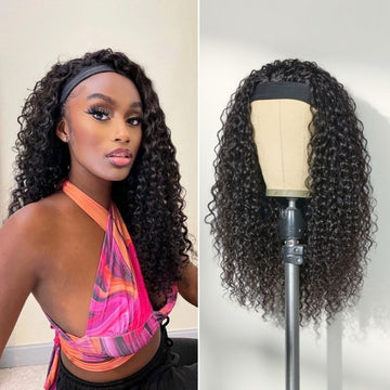 Luvme Too Easy Texture™ Wig Water Wave Glueless Headband Wig Flexi-Fit Drawstring (Get Free Trendy Headbands)-15