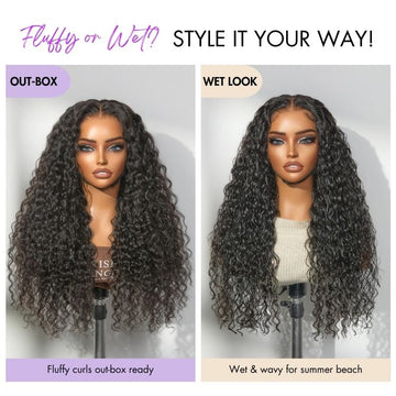 PreMax Water Wave Glueless Flexi-Fit Invisible Drawstring 13x4 Frontal Lace Fluffy Curly Wig Pre-Cut Lace-03