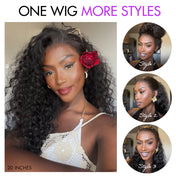 48H Delivery | Water Wave 360 Lace Flexi-Fit Invisi Drawstring Cap Long Wig 100% Human Hair Pre-bleached & Pre-plucked & Pre-Cut Lace -US ONLY-08