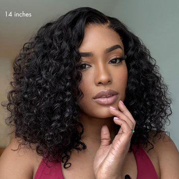 Luvme All-Day Comfort™ Wig Deep Wave Glueless Minimalist HD Lace Human Hair Curly Wig Pre-Cut Lace-27