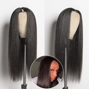 Luvme Too Easy Texture Yaki Straight Glueless V Part Flexi-Fit Drawstring Wig Beginner Friendly-02