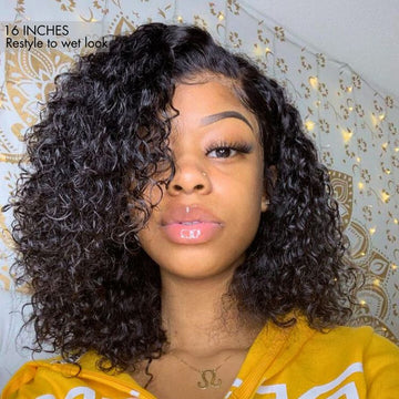 180% Density Face-Framing Trendy Curly Wig Glueless Ear-to-ear Wide T Lace Front Wig Human Hair-12