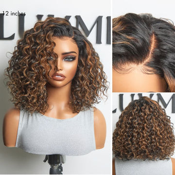 Luvme All-Day Comfort™ Wig Deep Wave Glueless Minimalist HD Lace Human Hair Curly Wig Pre-Cut Lace-29