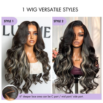 Luvme All-Day Comfort™ Wig Glueless 7x6 Closure HD Lace Loose Body Wave Long Wig Pre-Cut Lace-32