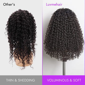 Luvme Too Easy Texture Messy Curly Half Wig Glueless Flexi-Fit Drawstring Wig Beginner Friendly-07