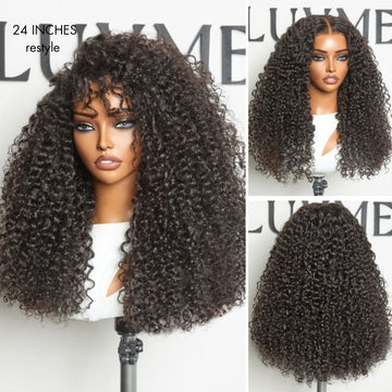 Luvme All-Day Comfort Wig Voluminous & Bouncy Messy Curly Glueless 7x6 Closure HD Lace Human Hair Wig Pre-Cut Lace-04